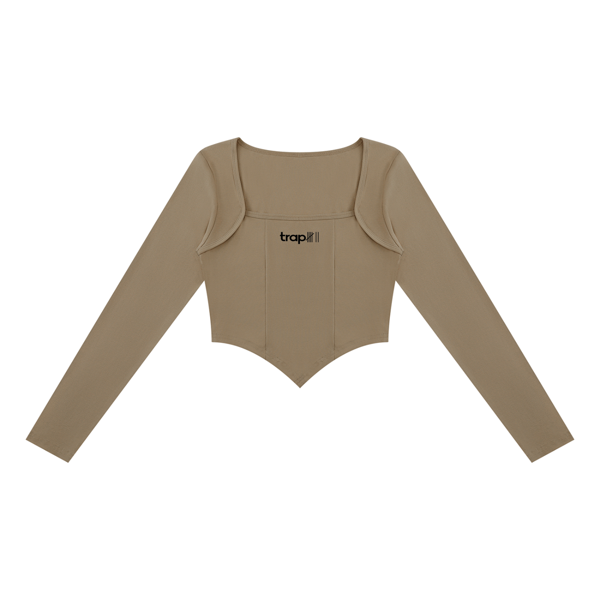 Essential Square-Neck Crop Tee