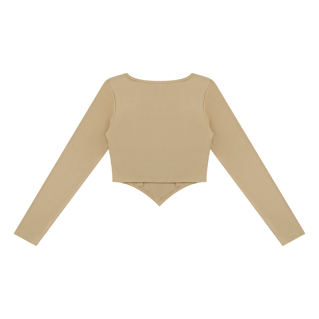 Essential Square-Neck Crop Tee