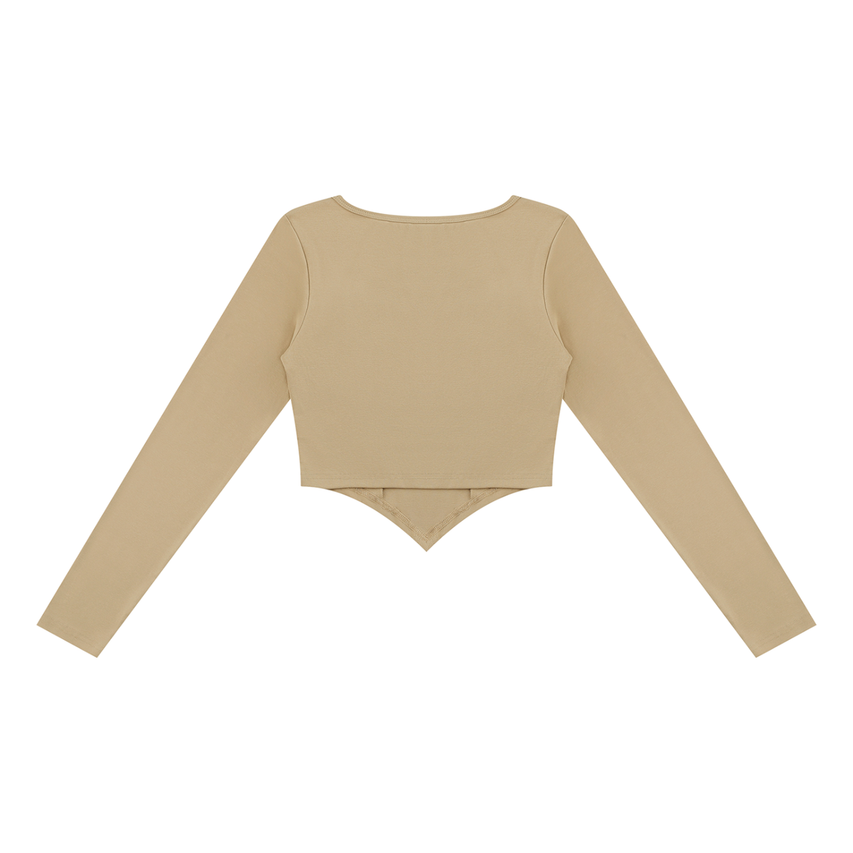 Essential Square-Neck Crop Tee