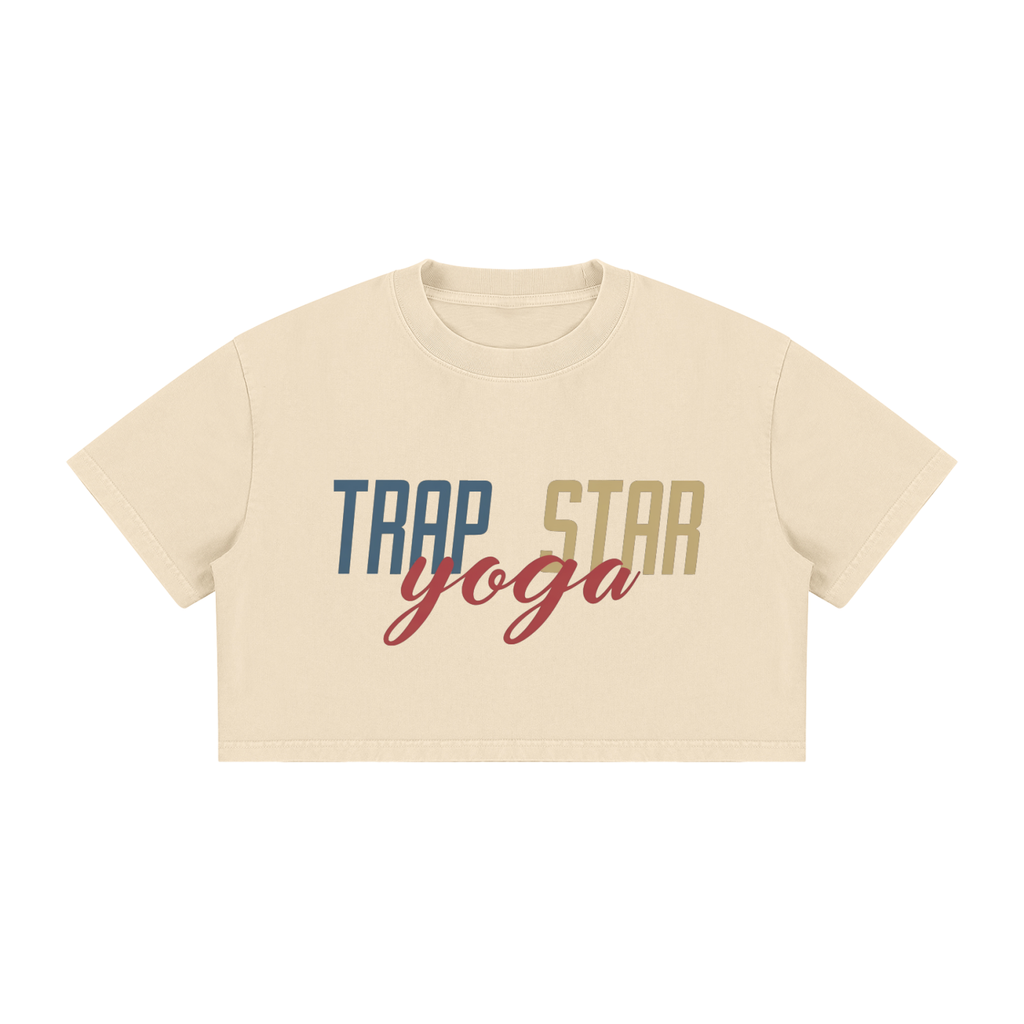 Mineral Wash Cropped Tee