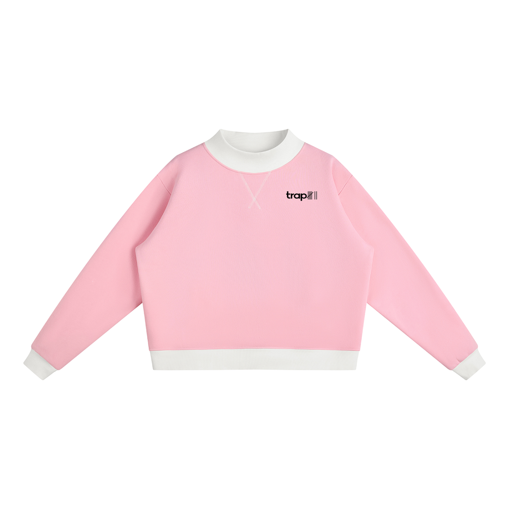 Elevated Mock-Neck Crew Sweatshirt
