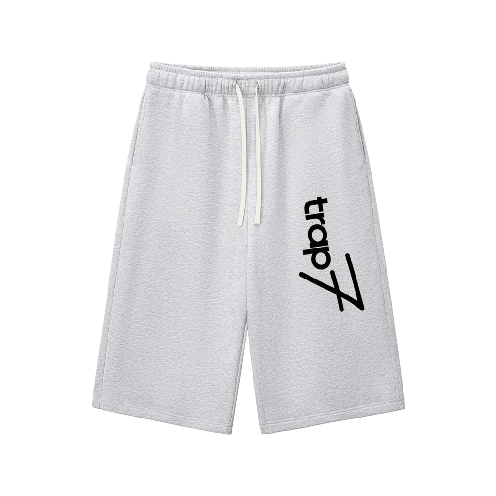 Relaxed Drawstring Cropped Sweatpants