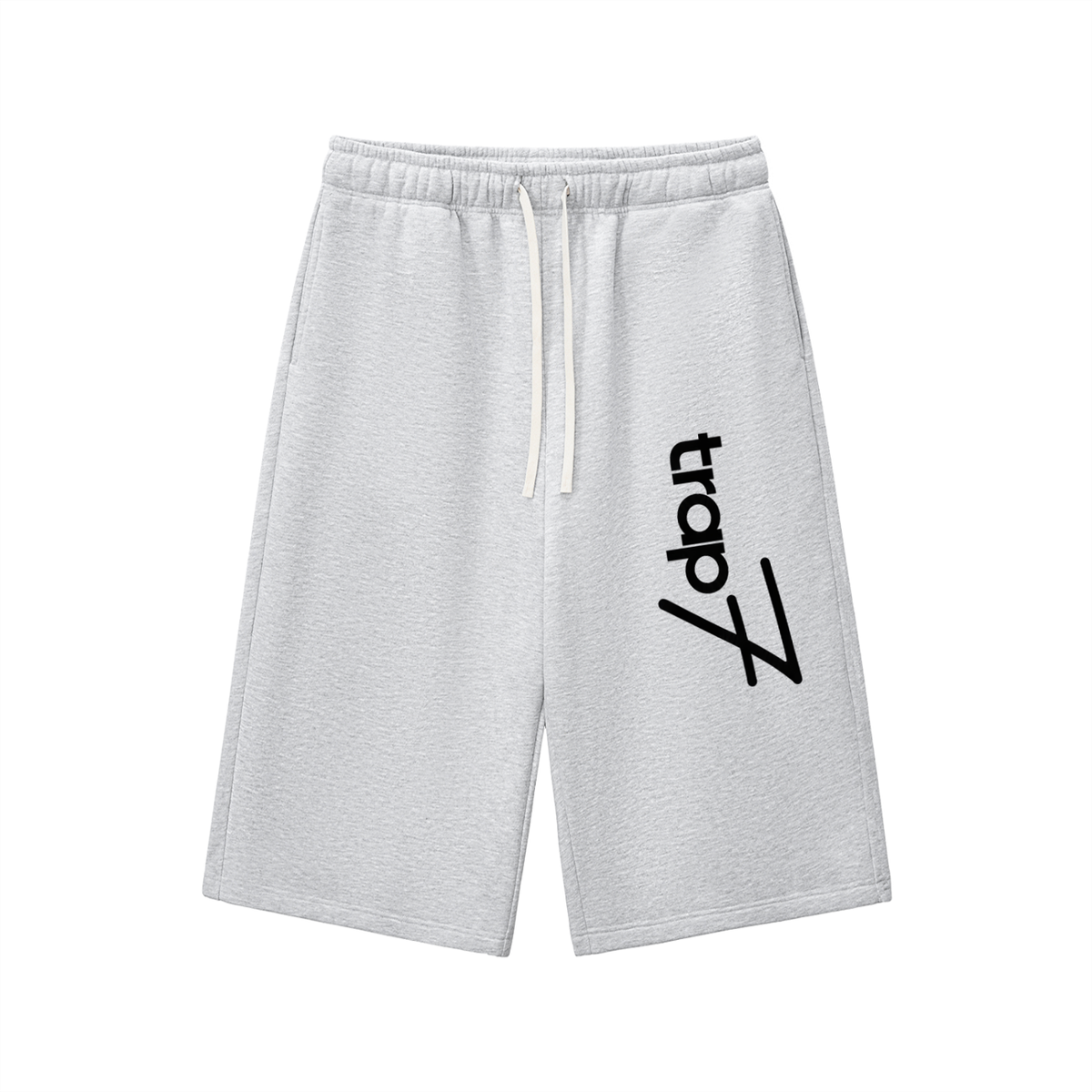 Relaxed Drawstring Cropped Sweatpants