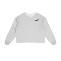 Unisex Raw-Edge Panel Boxy Sweatshirt