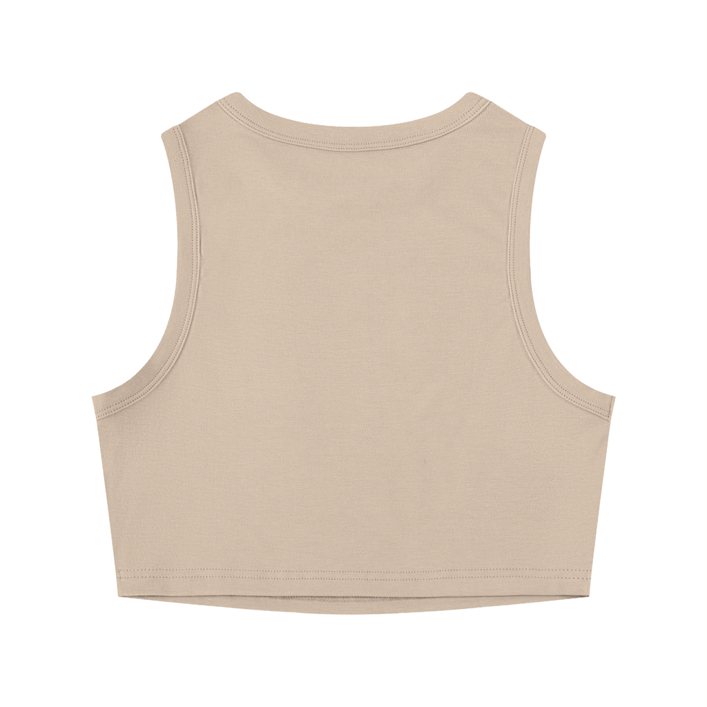 Sculpted Crewneck Crop Tank