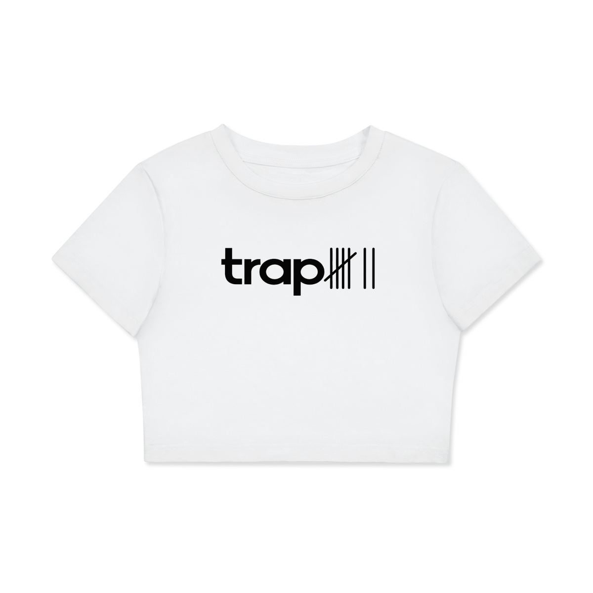 Fitted Crop Cotton T-Shirt