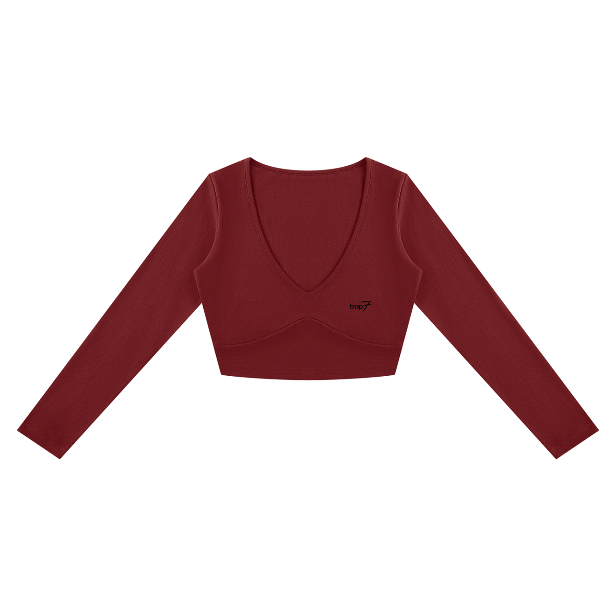 Essential Long-Sleeve Crop Tee