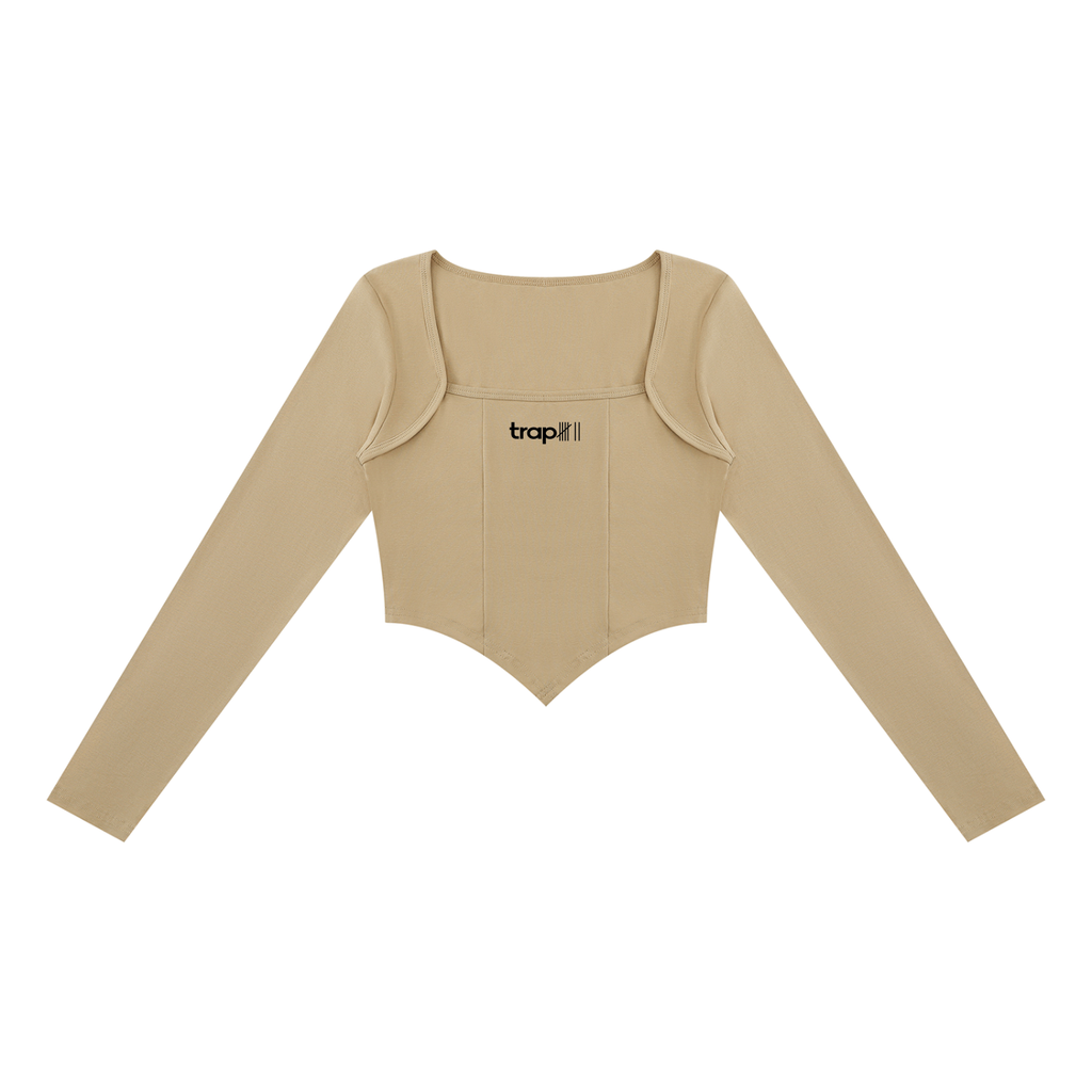 Essential Square-Neck Crop Tee