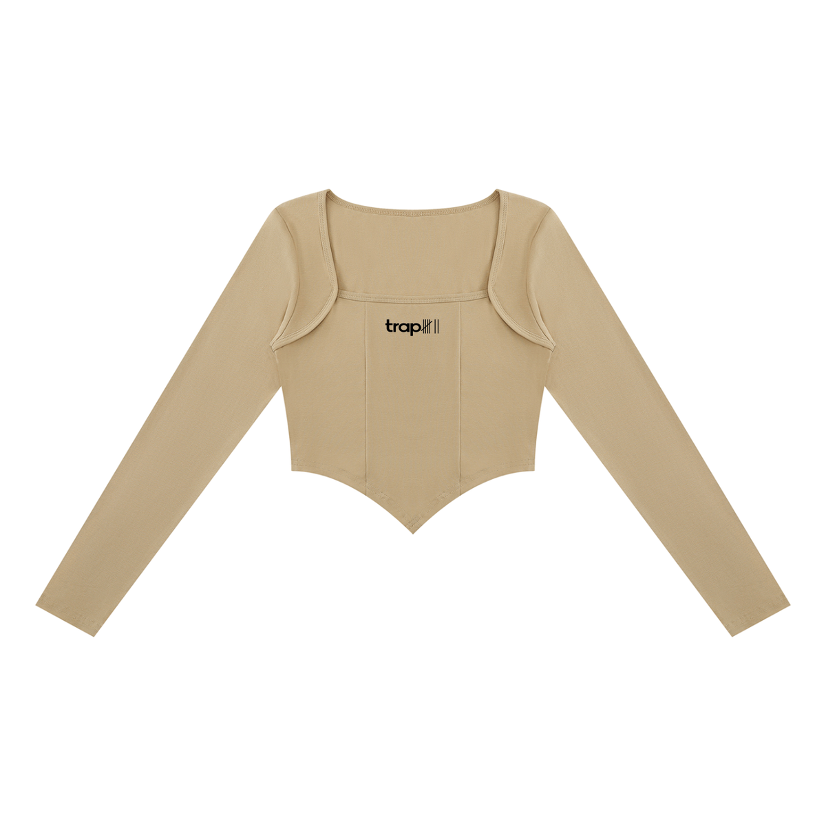 Essential Square-Neck Crop Tee