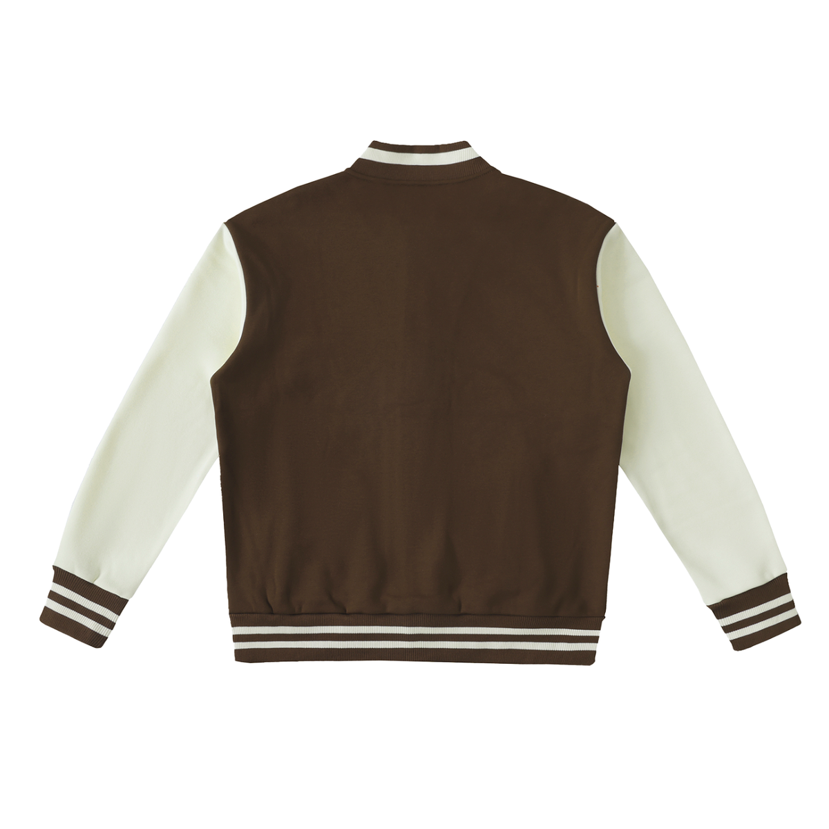 Two-Tone Fleece Varsity Jacket