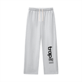 Contrast-Stitch Fleece Sweatpants