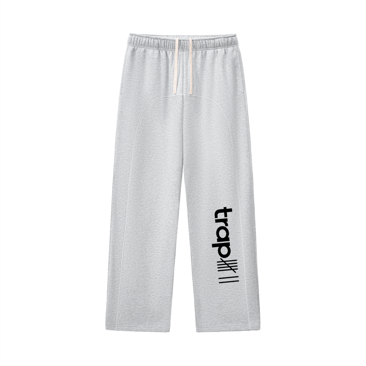 Contrast-Stitch Fleece Sweatpants