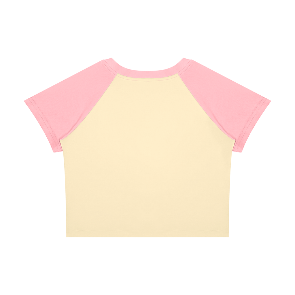 Colorblock Raglan Baby Tee