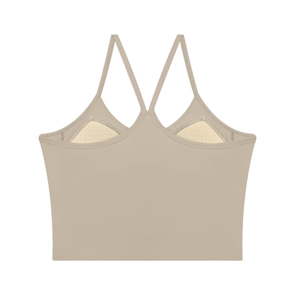 Layered-Look Two-Piece Yoga Tee Set