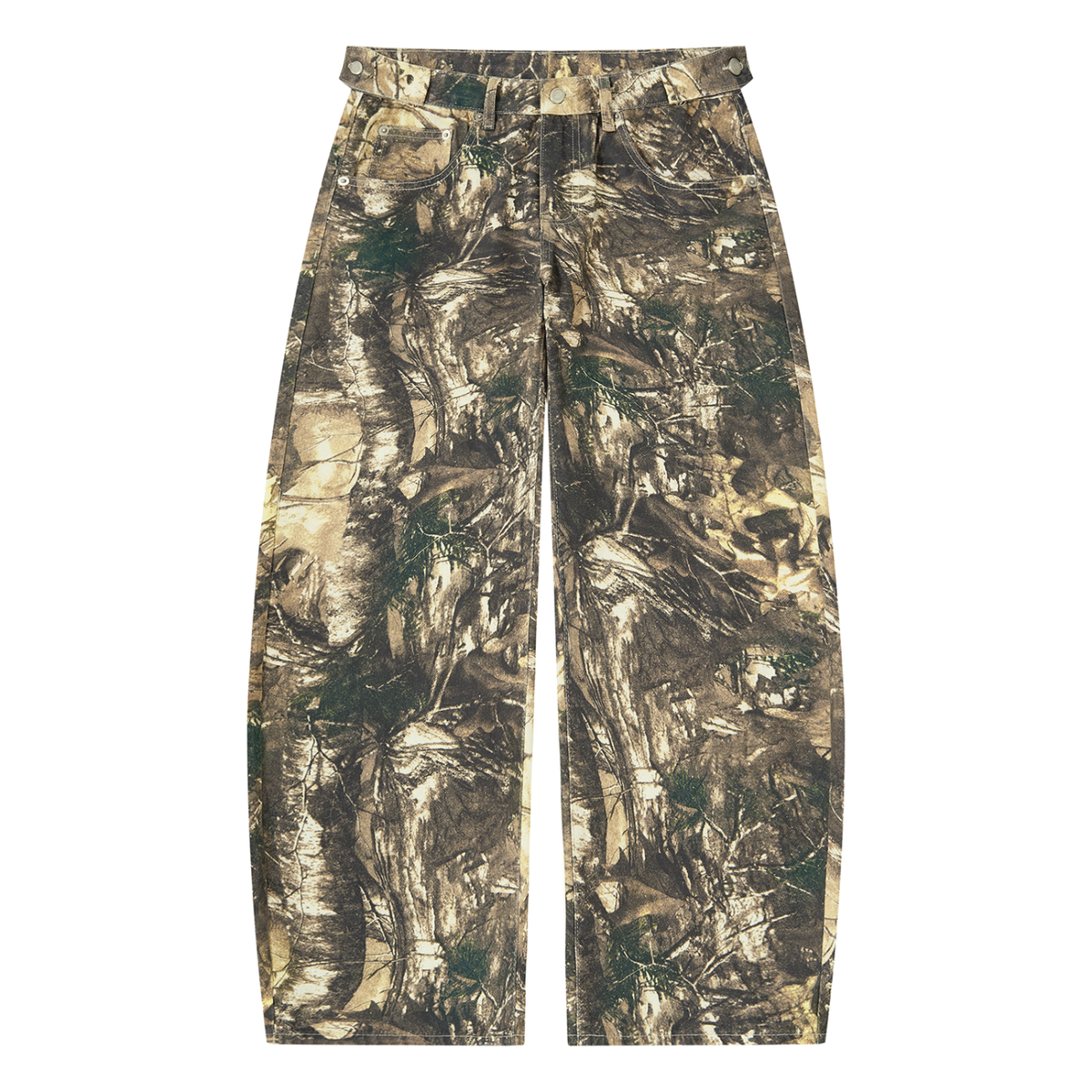 Men's Tree Camo Barrel-Leg Pants