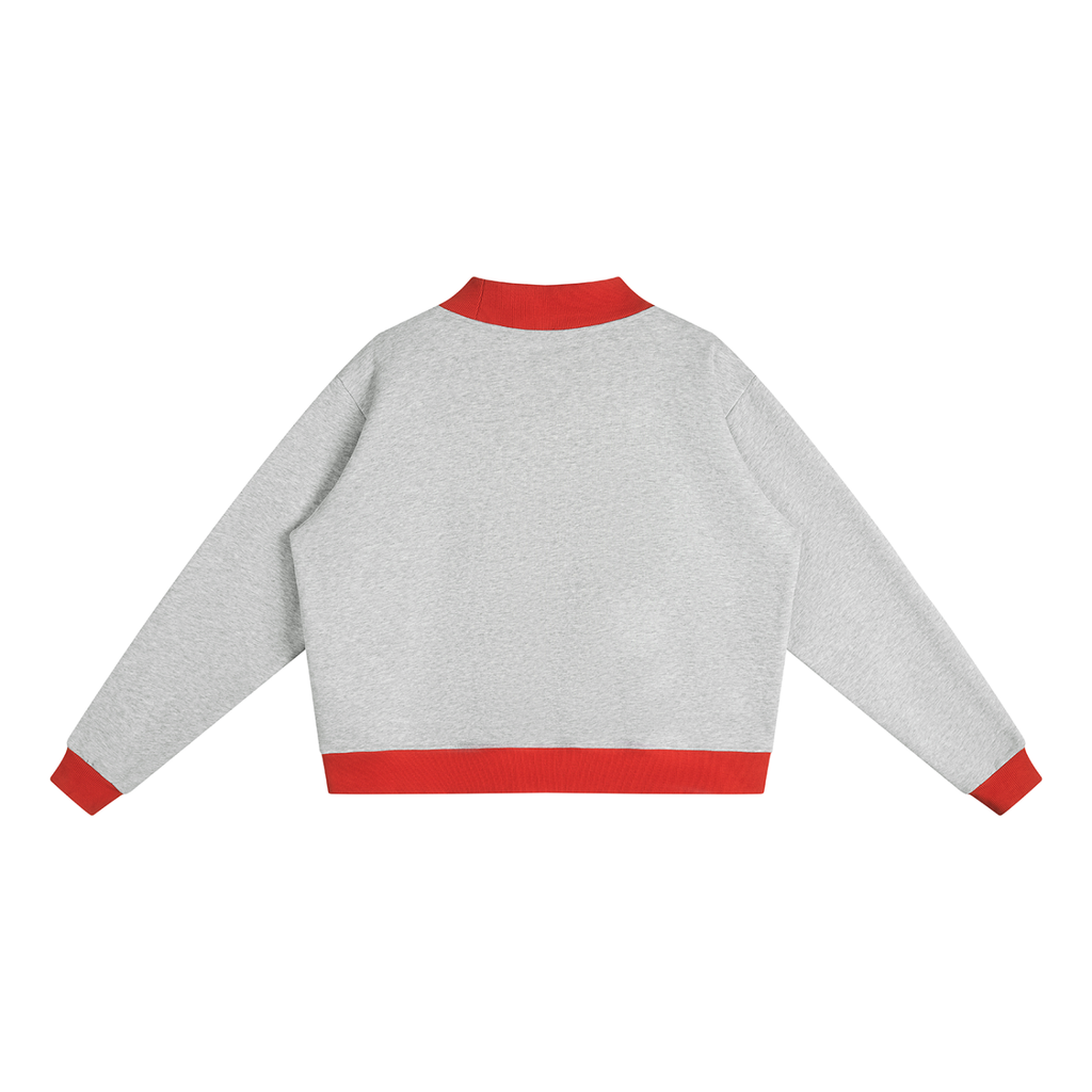 Elevated Mock-Neck Crew Sweatshirt