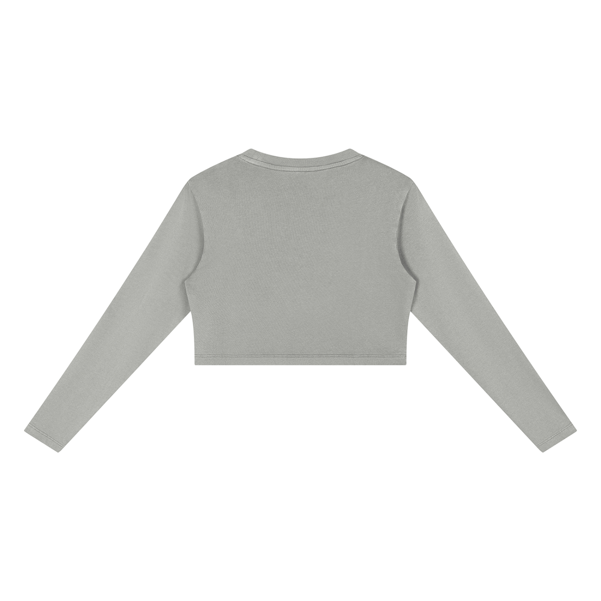 Mineral-Washed Everyday Crop Sweatshirt