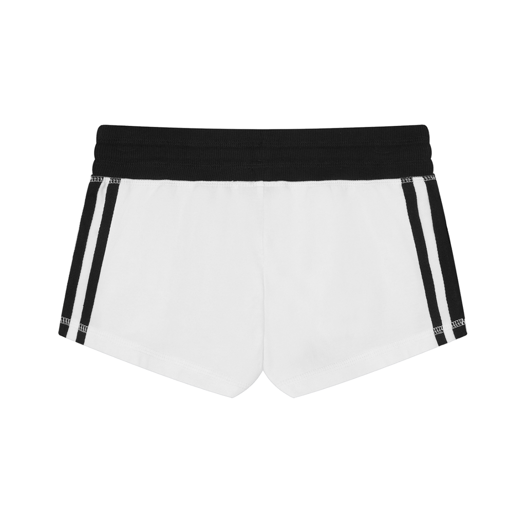 Retro Contrast Stripe Track Shorts