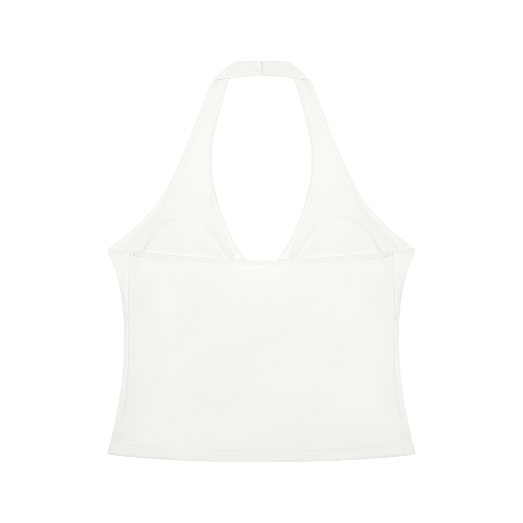 Ruched Halter Active Tank