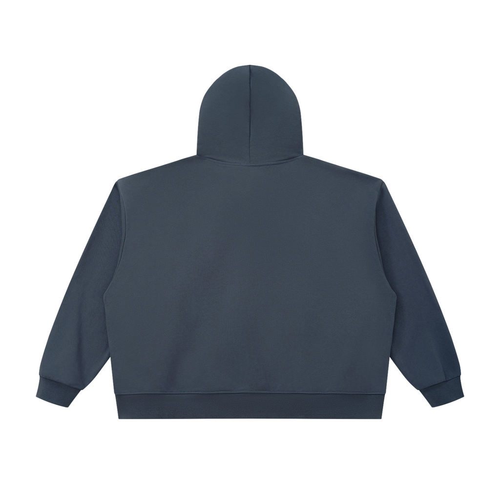 Unisex Chunky-Zip Oversized Hoodie