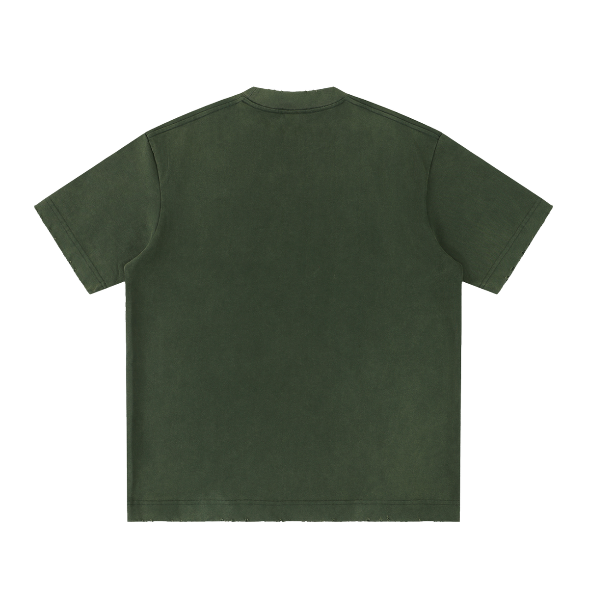 Vintage Washed Frayed-Edge Tee