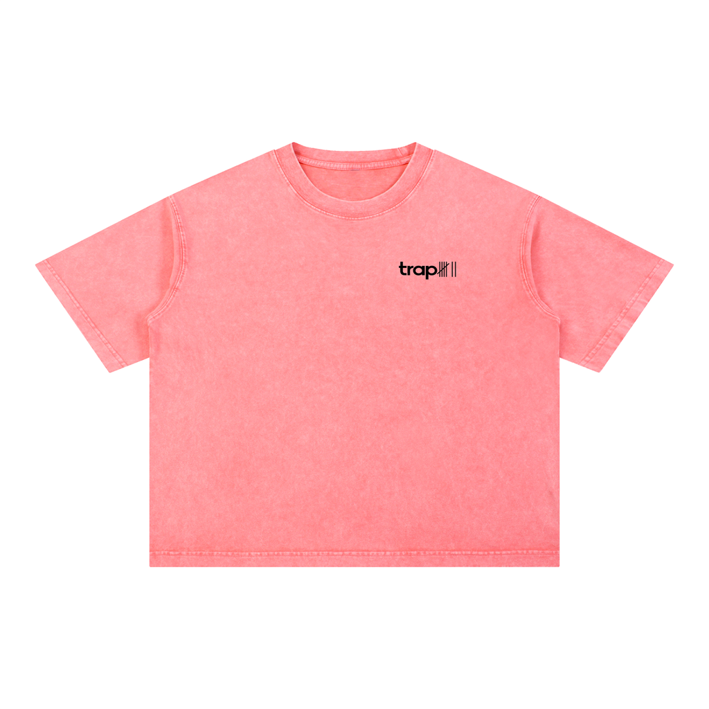 Mineral Wash Boxy Cotton Tee