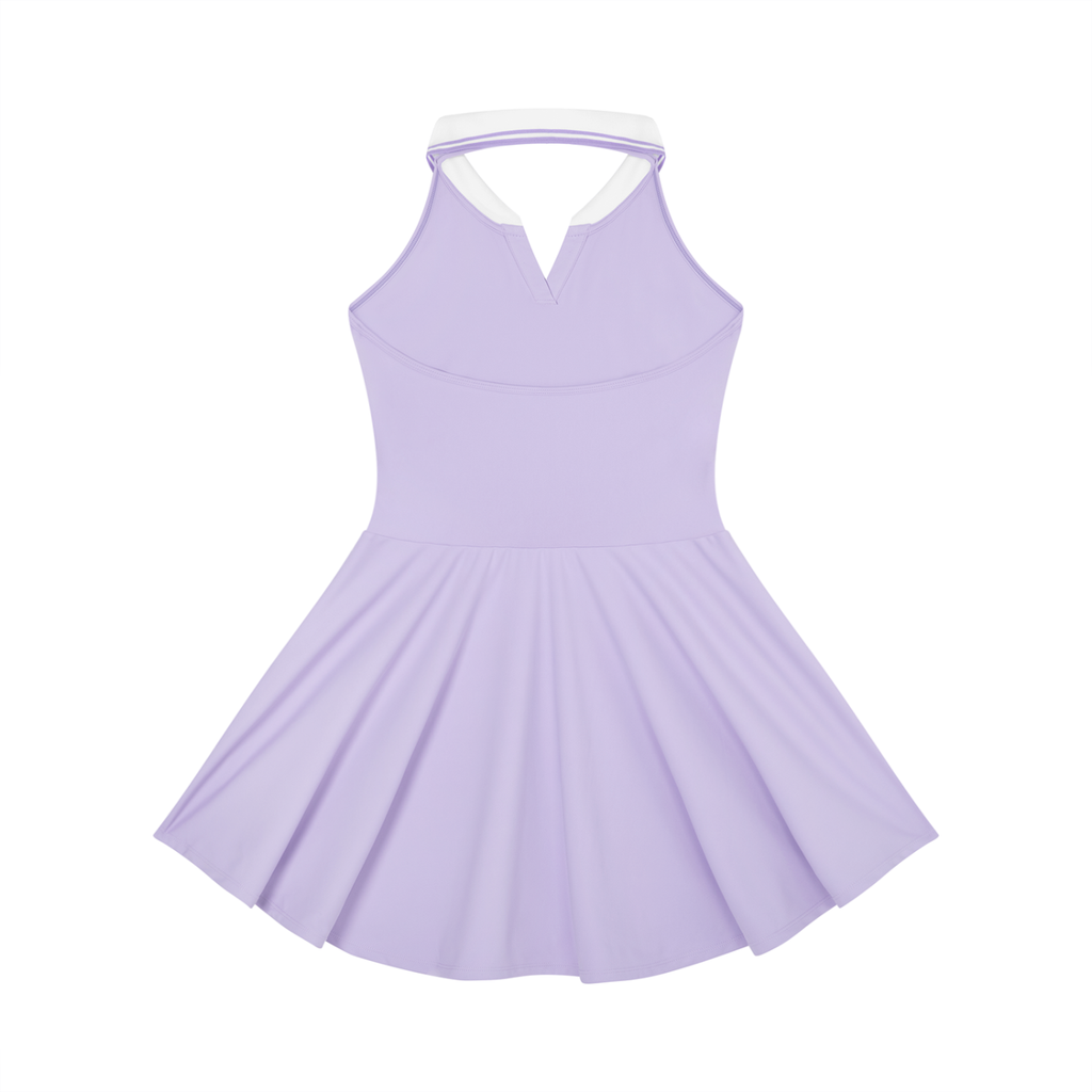 Collared Halter Tennis Dress
