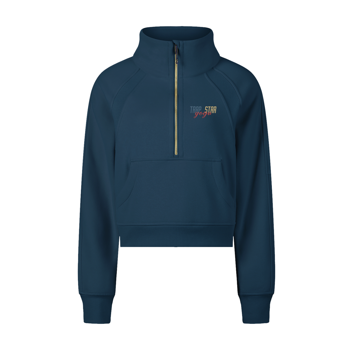 Cropped Half-Zip Pullover