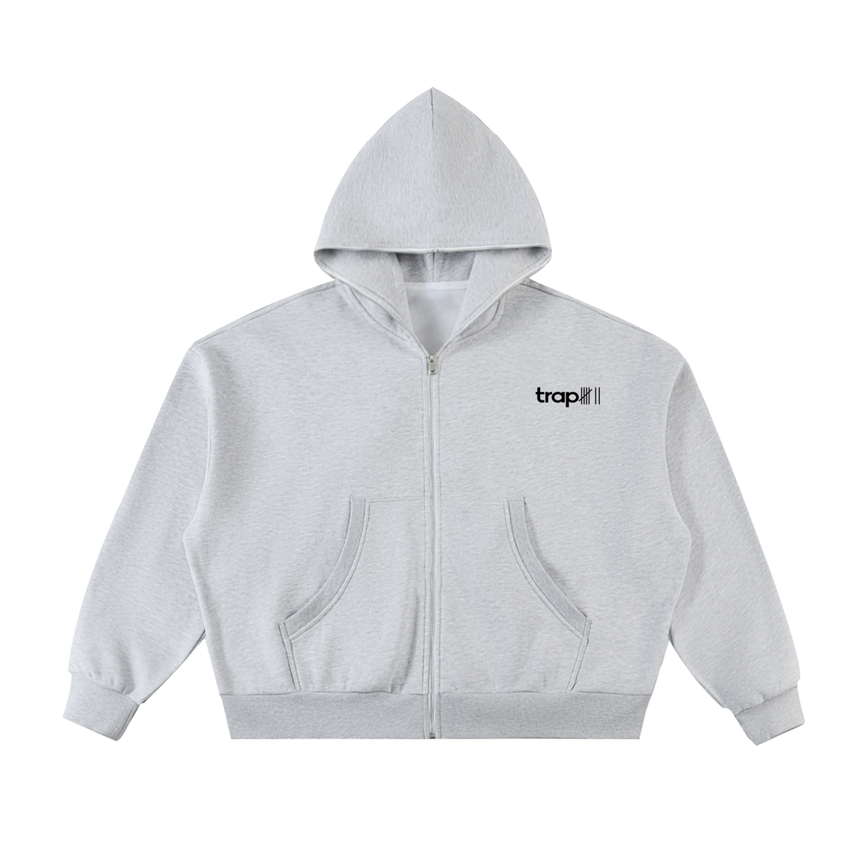 Cozy Boxy Full-Zip Fleece Hoodie